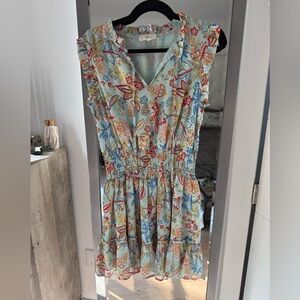 Elan Pastel Floral Dress